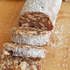 No bake Italian chocolate salami recipe