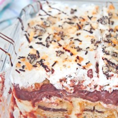 Sandwich cookies CHOCOLATE LASAGNA no bake dessert